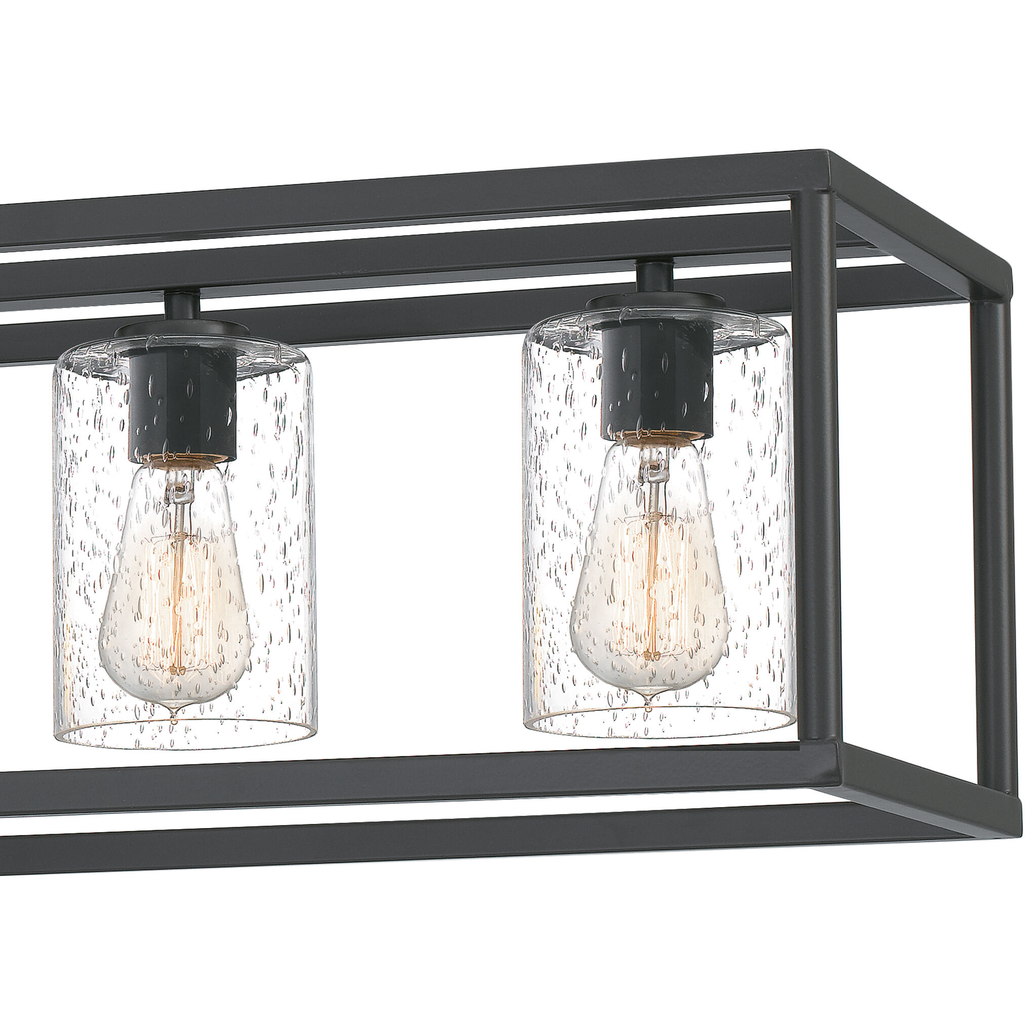 Quoizel NHR3538OZ New Harbor 5 Light 38 inch Old Bronze Linear Chandelier  Ceiling Light