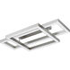 Lawless LED 36 inch Painted Brushed Nickel Semi-Flush Mount Ceiling Light, Extra Large