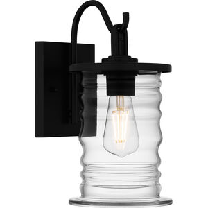 Noland 1 Light 6.5 inch Matte Black Outdoor Lantern, Small