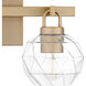 Celina 2 Light 16 inch Bronze Gold Bath Light Wall Light, Medium