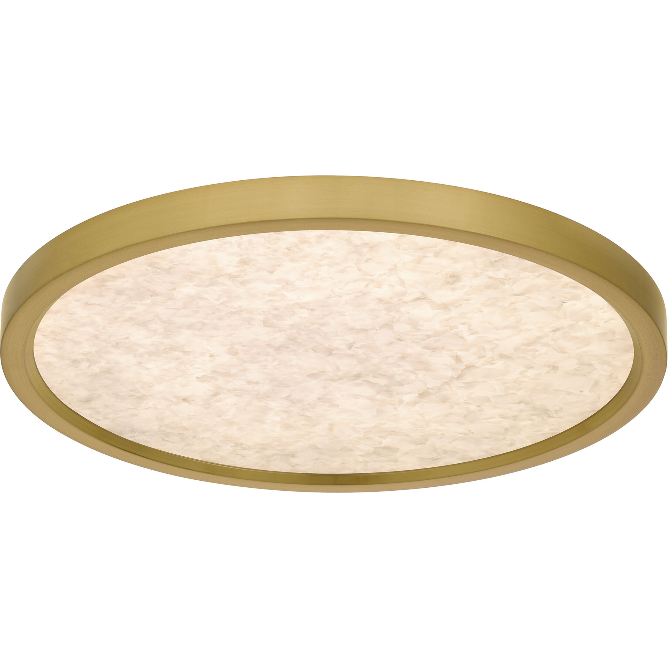 Outskirts LED 15 inch Brushed Gold Flush Mount Ceiling Light, Medium