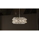Terrarock 5 Light 23 inch Polished Chrome Pendant Ceiling Light, Large