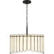 Annabelle 4 Light 24 inch Matte Black Pendant Ceiling Light