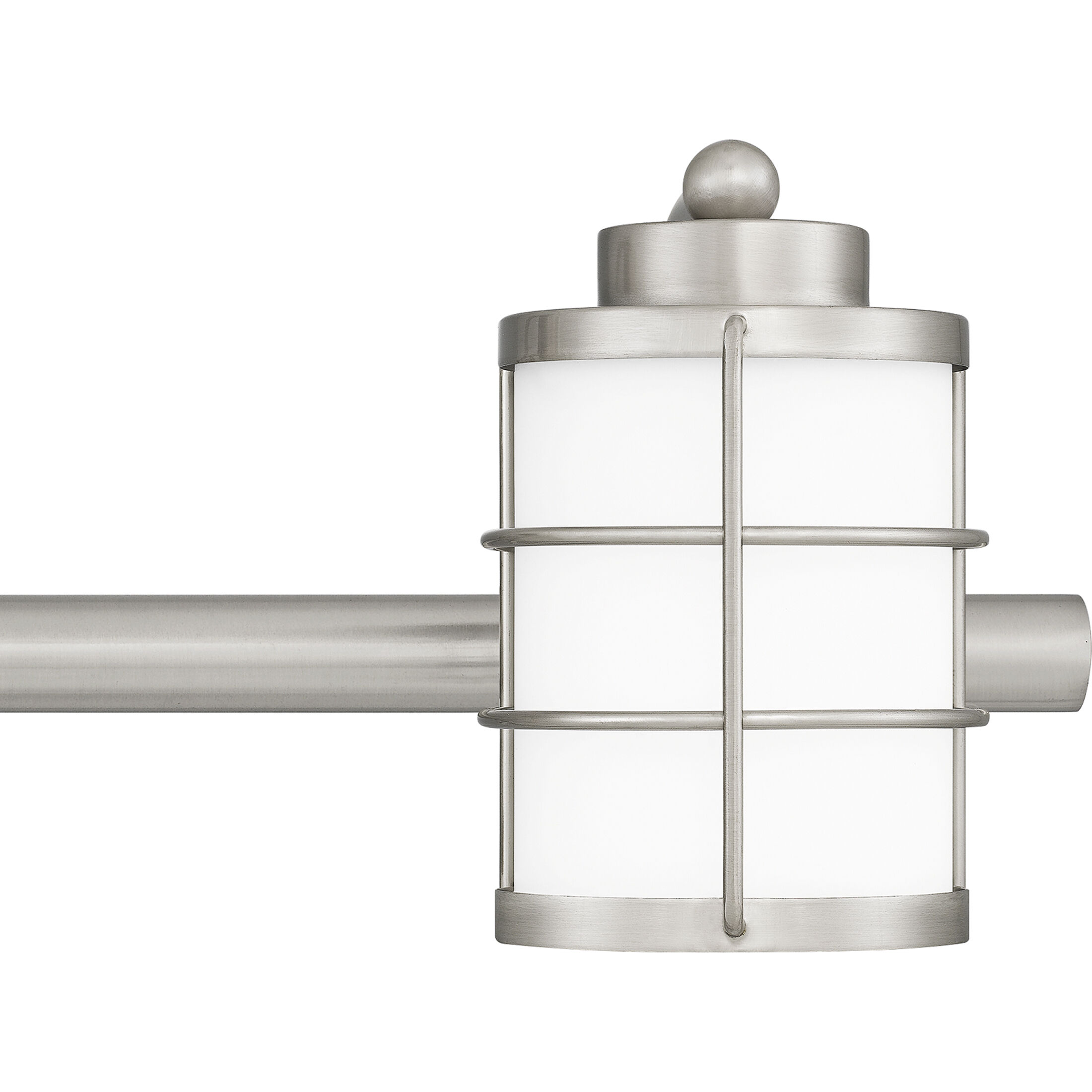 Hazlett 4 Light 31 inch Brushed Nickel Bath Light Wall Light