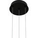 Byrnes LED 26 inch Matte Black Chandelier Ceiling Light