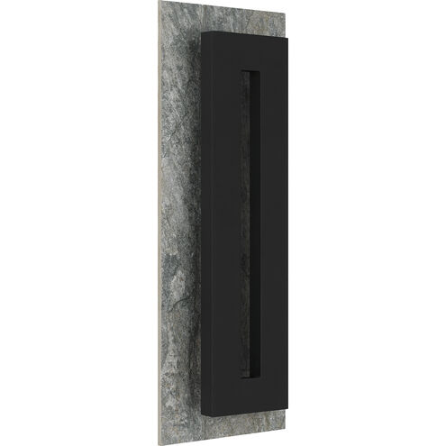 Tate LED 22 inch Earth Black Outdoor Wall Lantern, Large