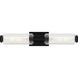 Hawes 2 Light 23.5 inch Matte Black Bath Light Wall Light, Medium