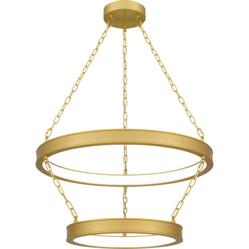 Ozara LED 27.5 inch Antique Brass Pendant Ceiling Light