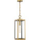 Westover 1 Light 7 inch Antique Brass Mini Pendant Ceiling Light, Small