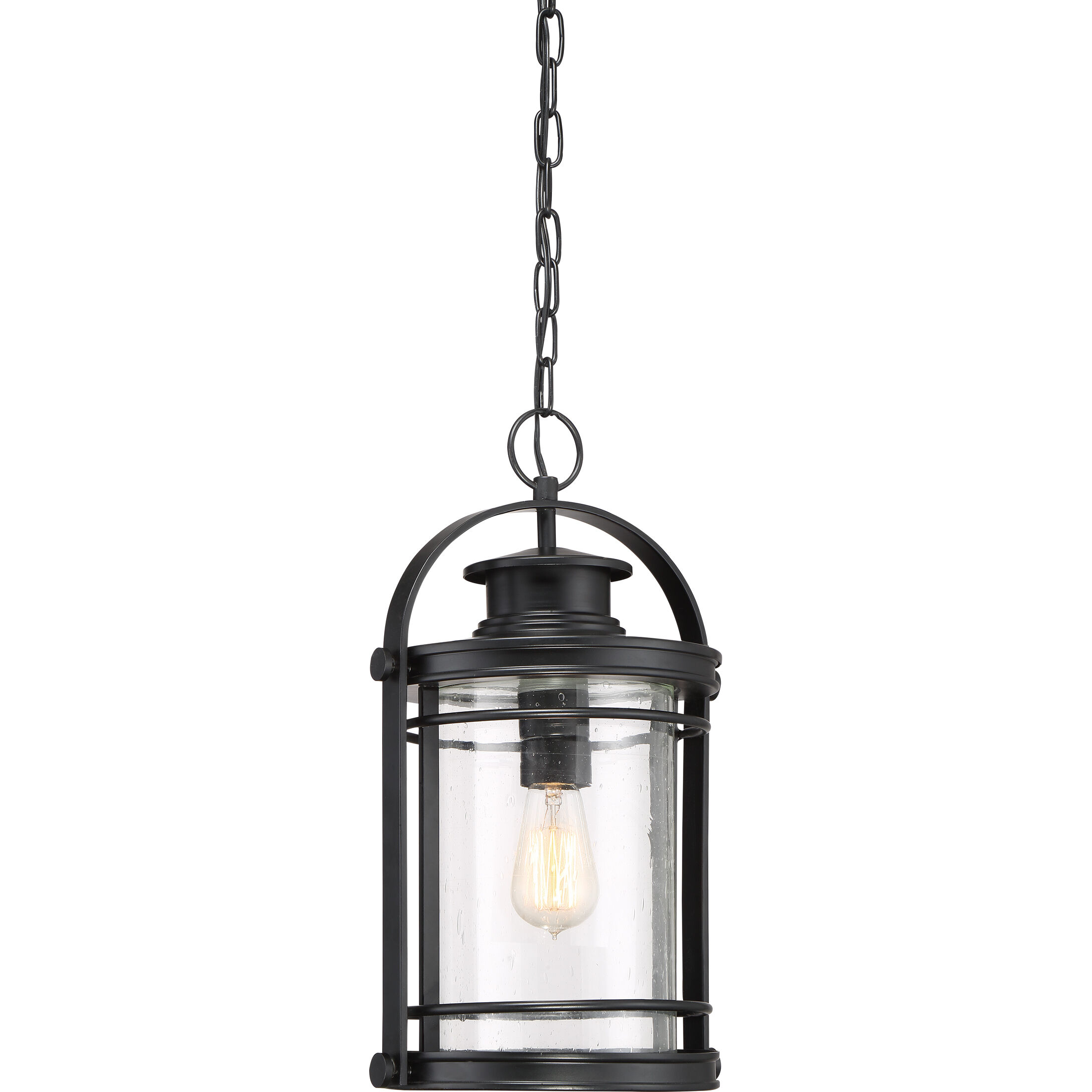 Booker 1 Light 11 inch Mystic Black Hanging Lantern Ceiling Light