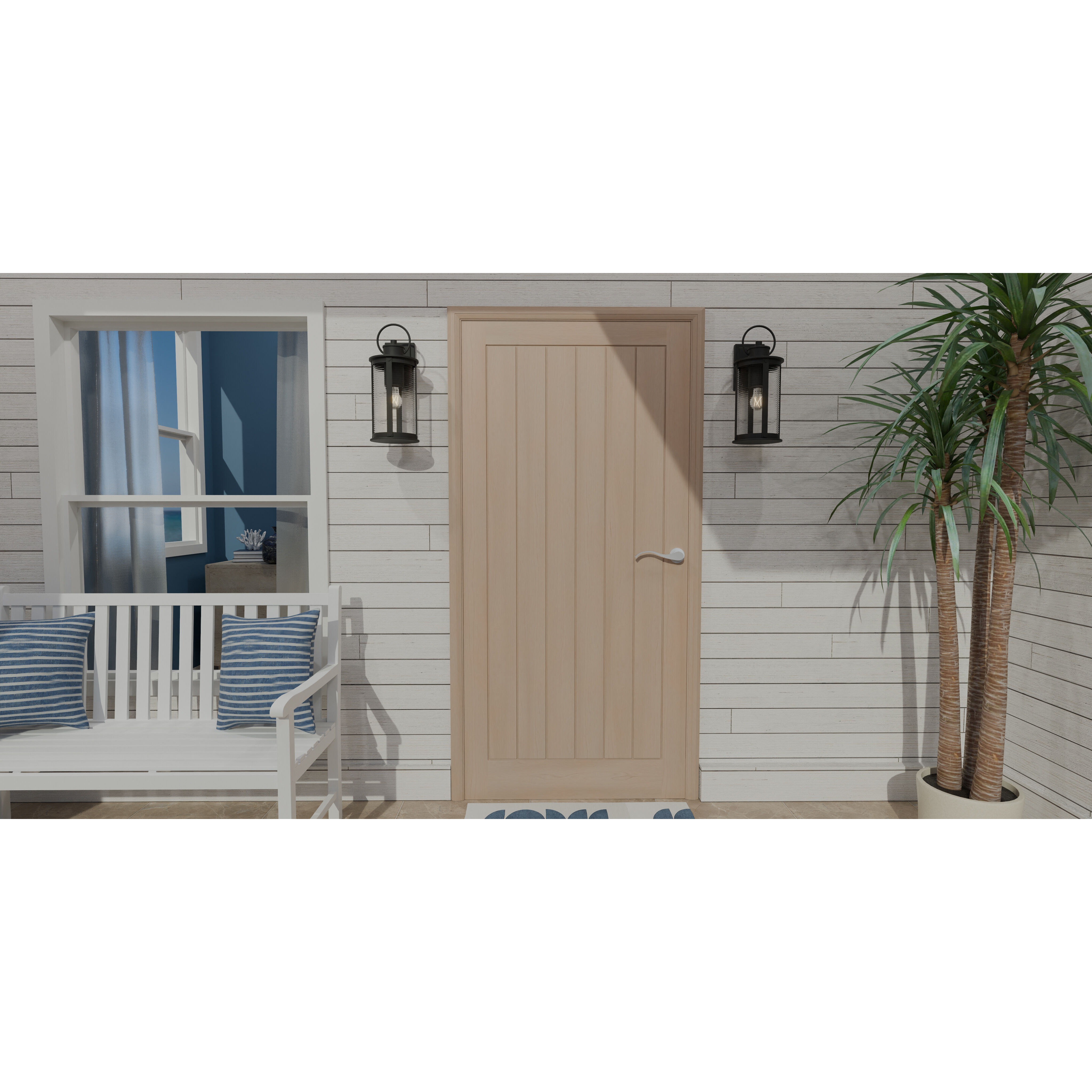 Tilmore 1 Light 7.5 inch Matte Black Outdoor Lantern, Large