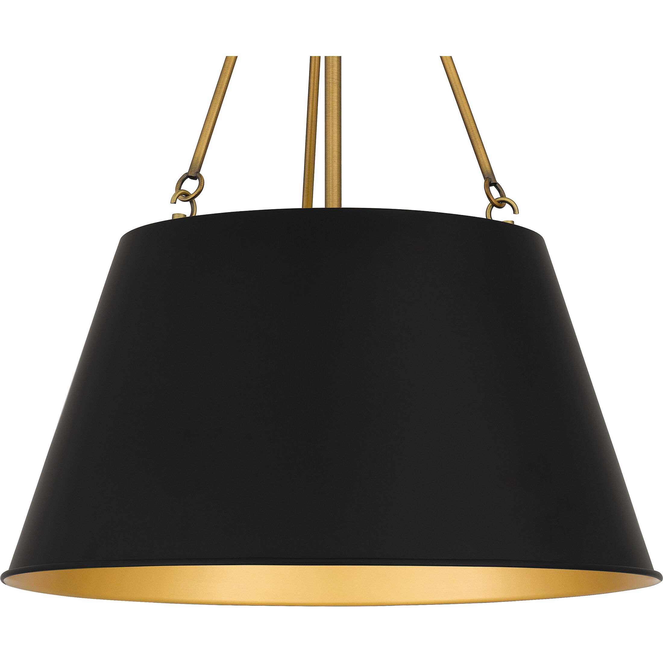 Aberdale 4 Light 19 inch Matte Black Pendant Ceiling Light