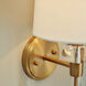 Barbour 1 Light 8 inch Weathered Brass Wall Sconce Wall Light