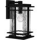McAlister 1 Light 14 inch Earth Black Outdoor Wall Lantern