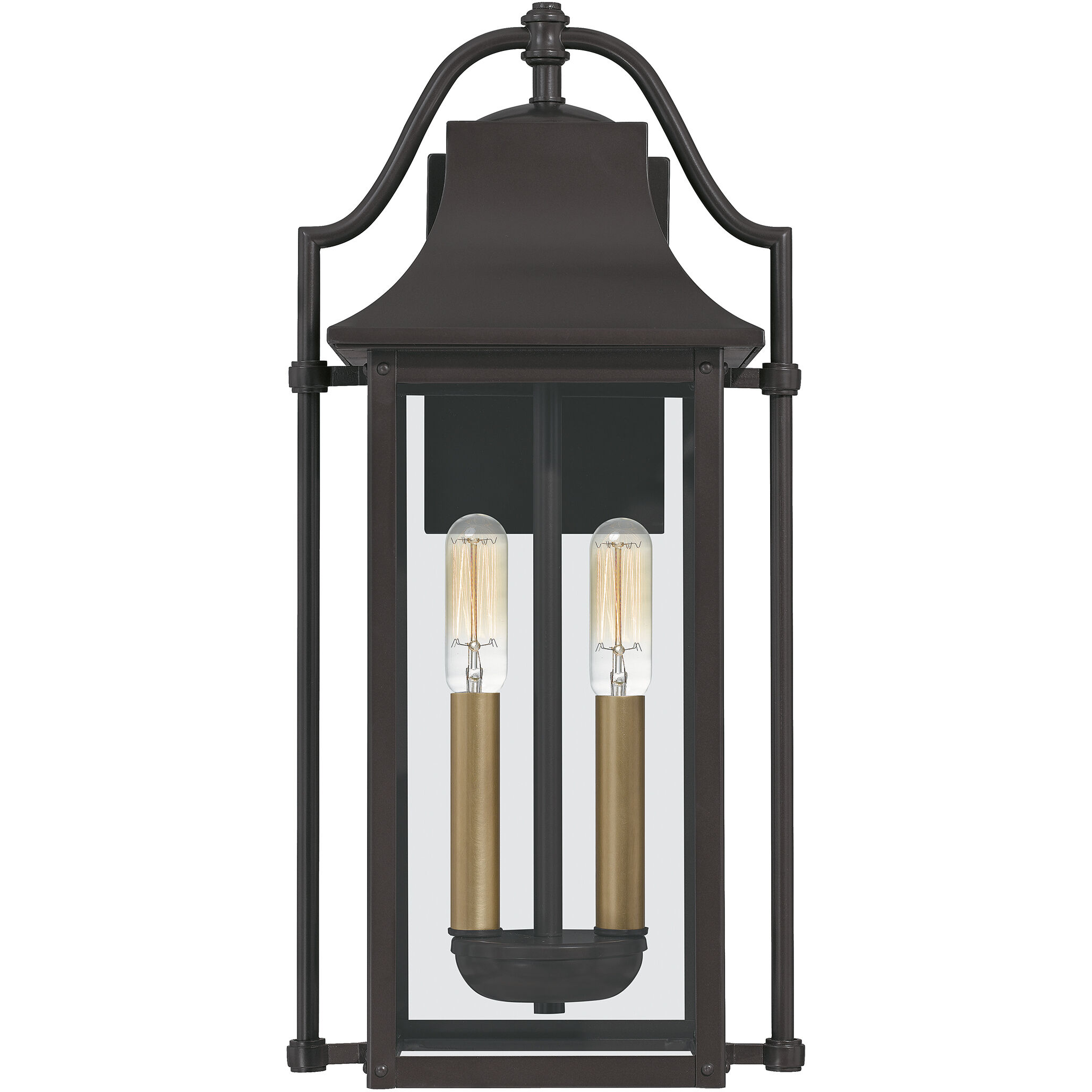 Manning 2 Light 19 inch Western Bronze Outdoor Wall Lantern