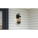 Crestfield 2 Light 19.75 inch Matte Black Outdoor Wall Lantern, Medium