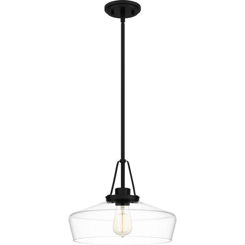 Haven 1 Light 14 inch Matte Black Pendant Ceiling Light