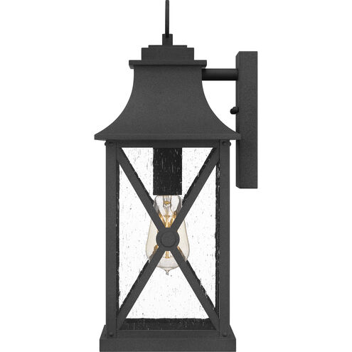 Ellerbee 1 Light 18 inch Mottled Black Outdoor Wall Lantern, Medium