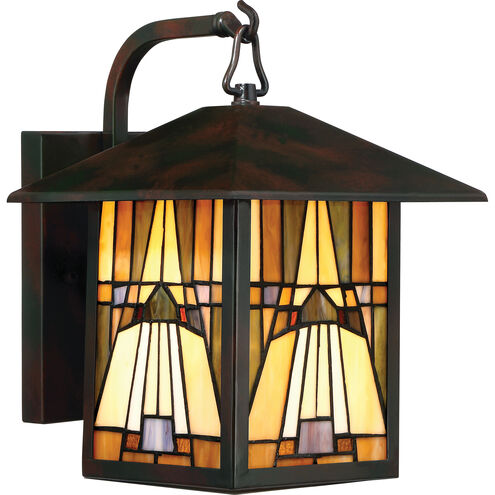 Inglenook 1 Light 12 inch Valiant Bronze Outdoor Wall Lantern