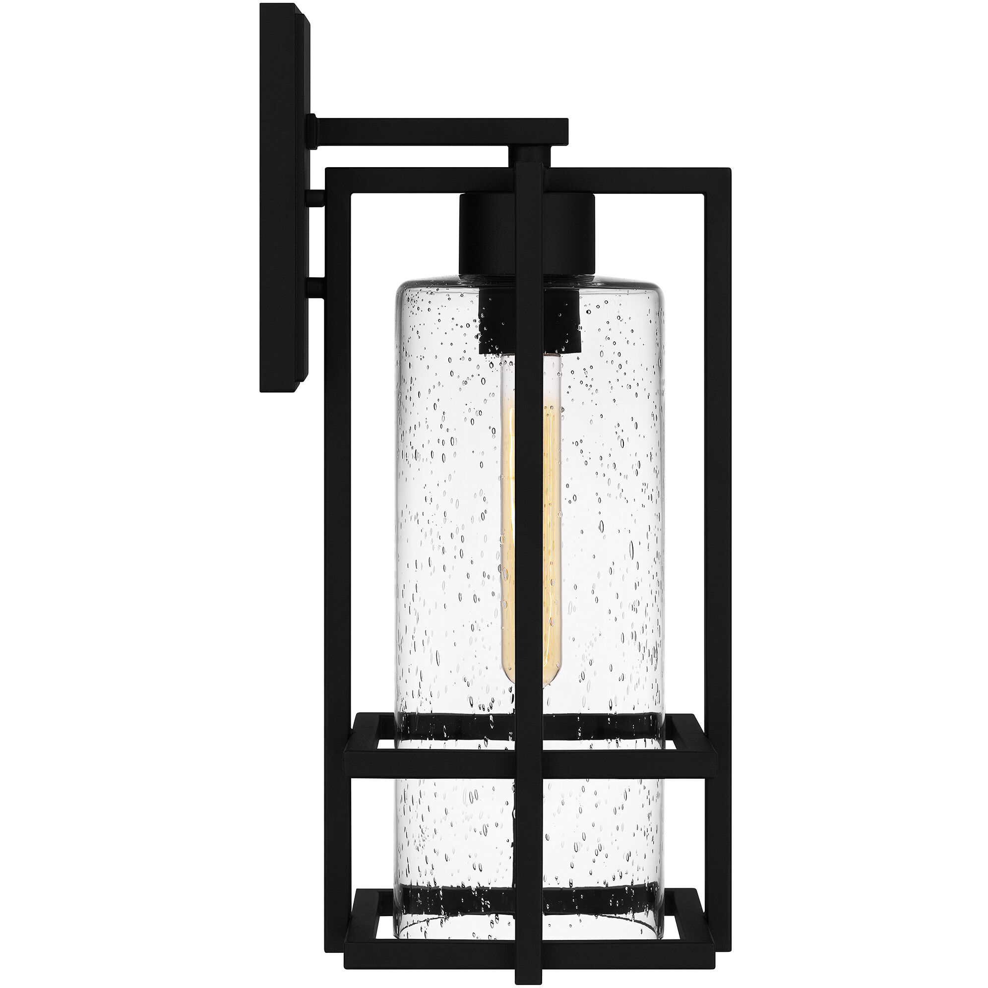 Damien 1 Light 17 inch Earth Black Outdoor Wall Lantern