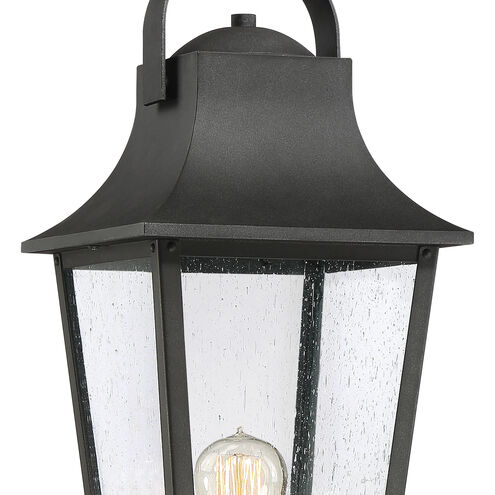 Galveston 1 Light 24.5 inch Mottled Black Outdoor Post Lantern