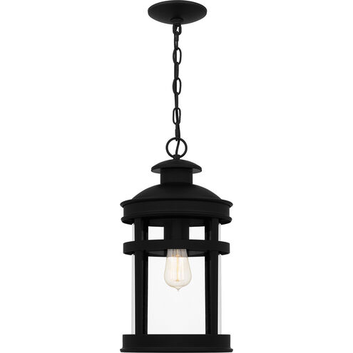 Scout 1 Light 10 inch Matte Black Outdoor Hanging Lantern, Large