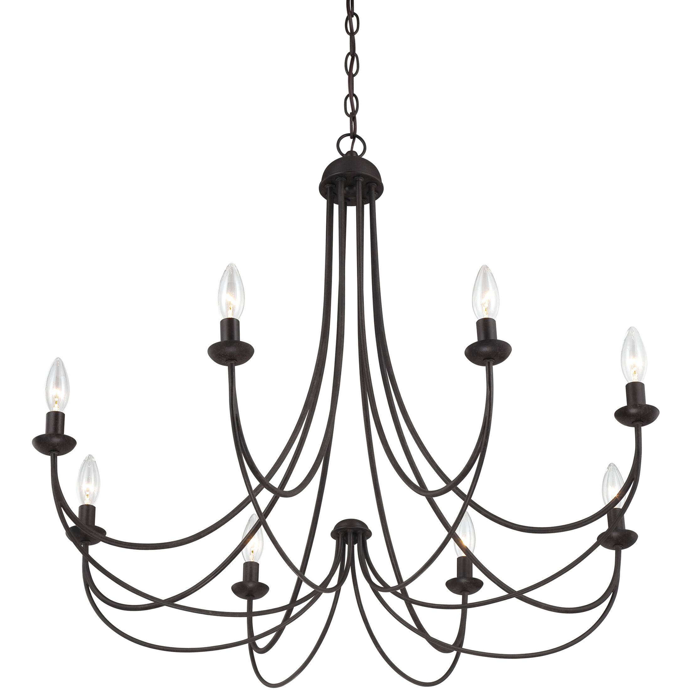 Mirren 8 Light 32 inch Imperial Bronze Chandelier Ceiling Light