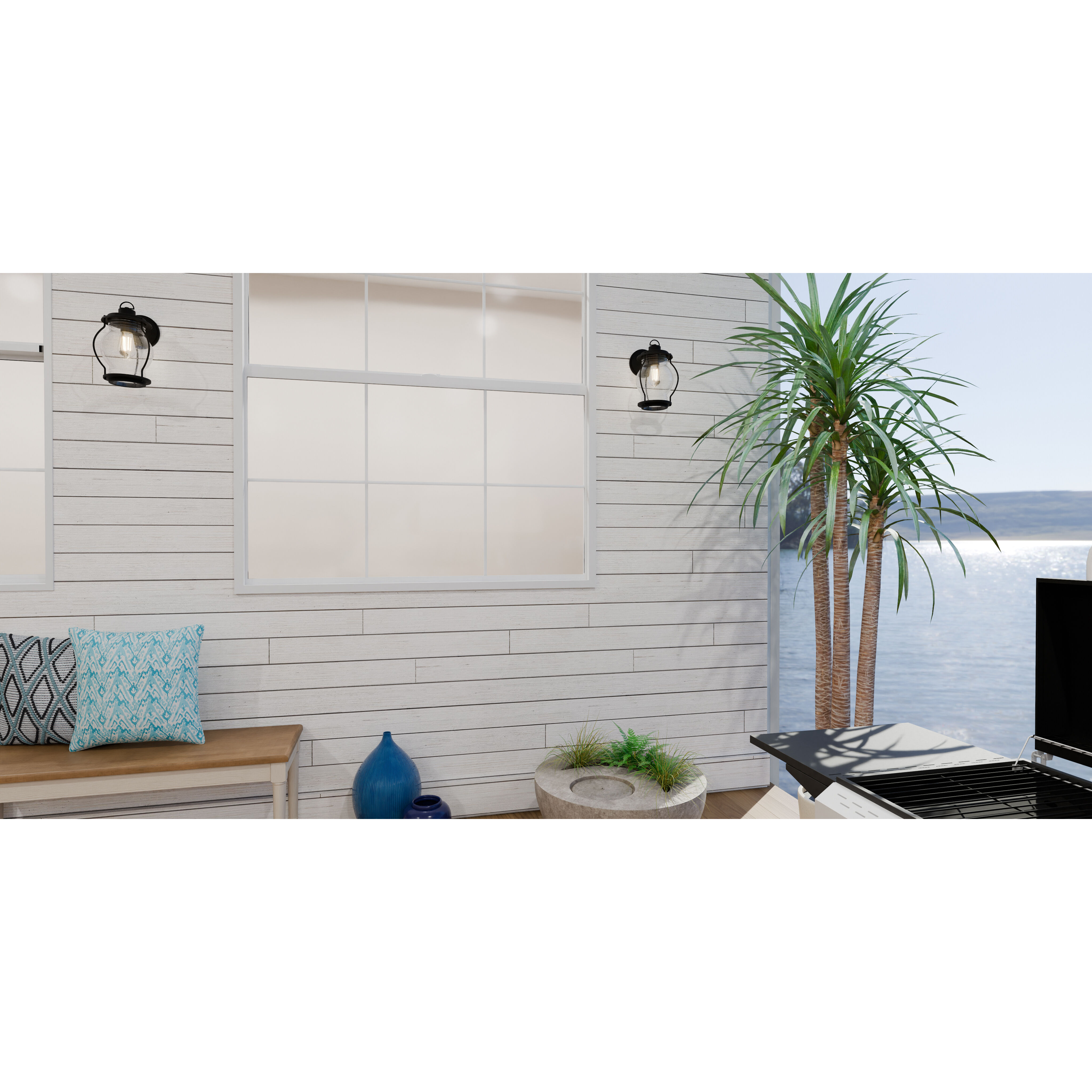 Luther Outdoor Wall Lantern, Medium