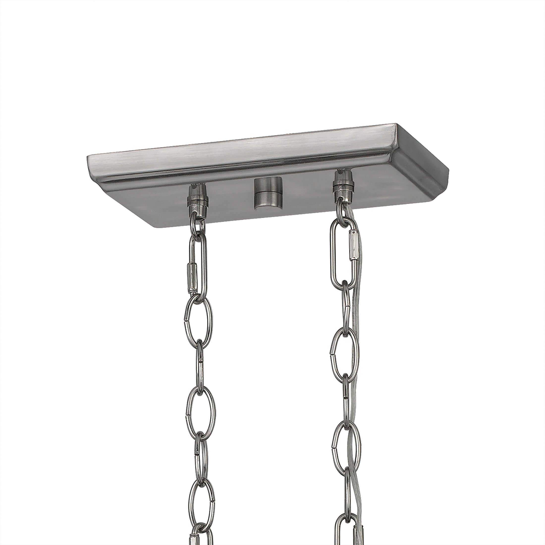 Catalina 6 Light 42 inch Matte Black Island Light Ceiling Light