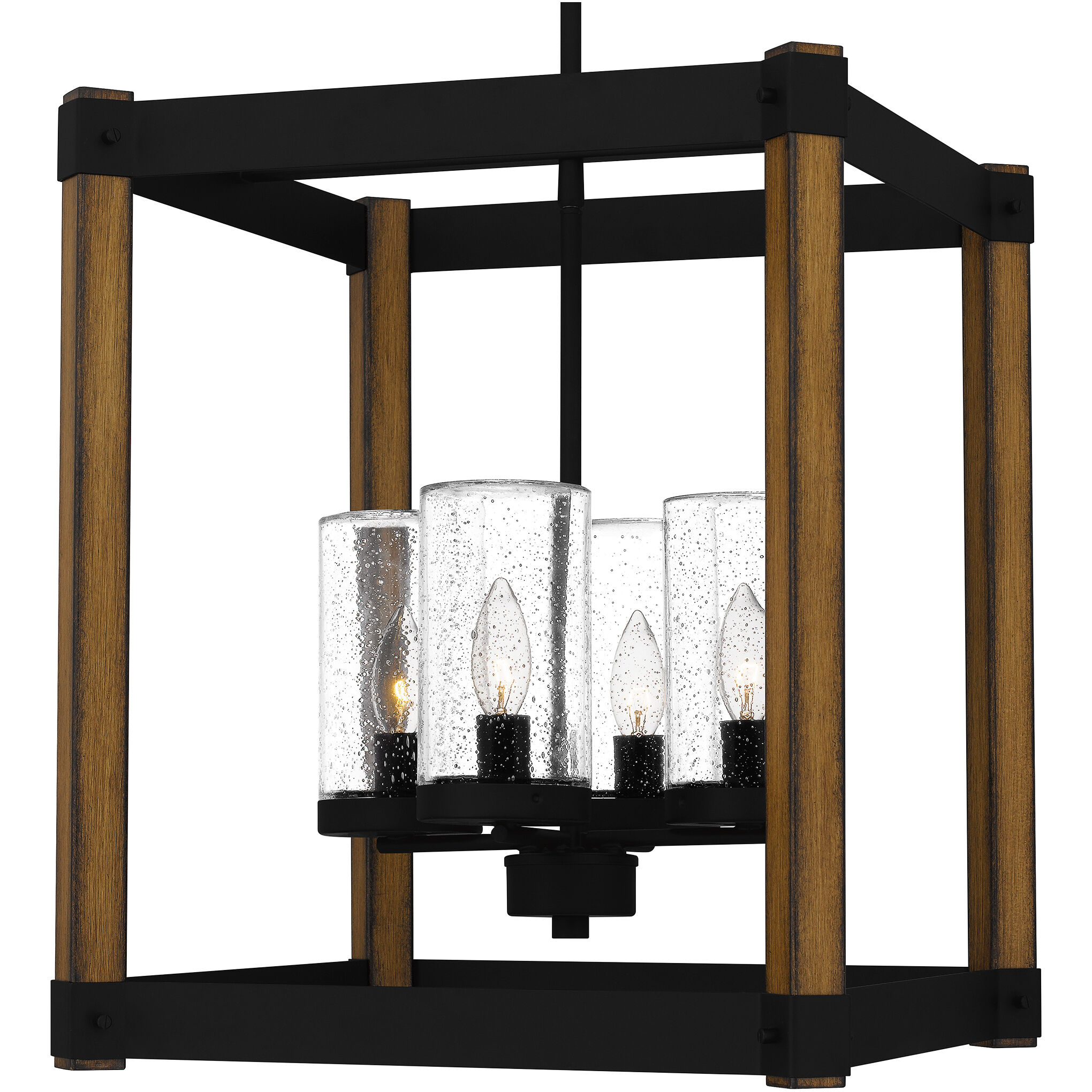 Rylan 4 Light 17 inch Matte Black Pendant Ceiling Light