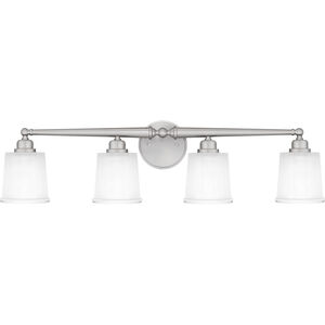 Cecilia 4 Light 32 inch Brushed Nickel Bath Light Wall Light, Extra Large