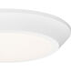 Verge LED 6 inch White Lustre Flush Mount Ceiling Light