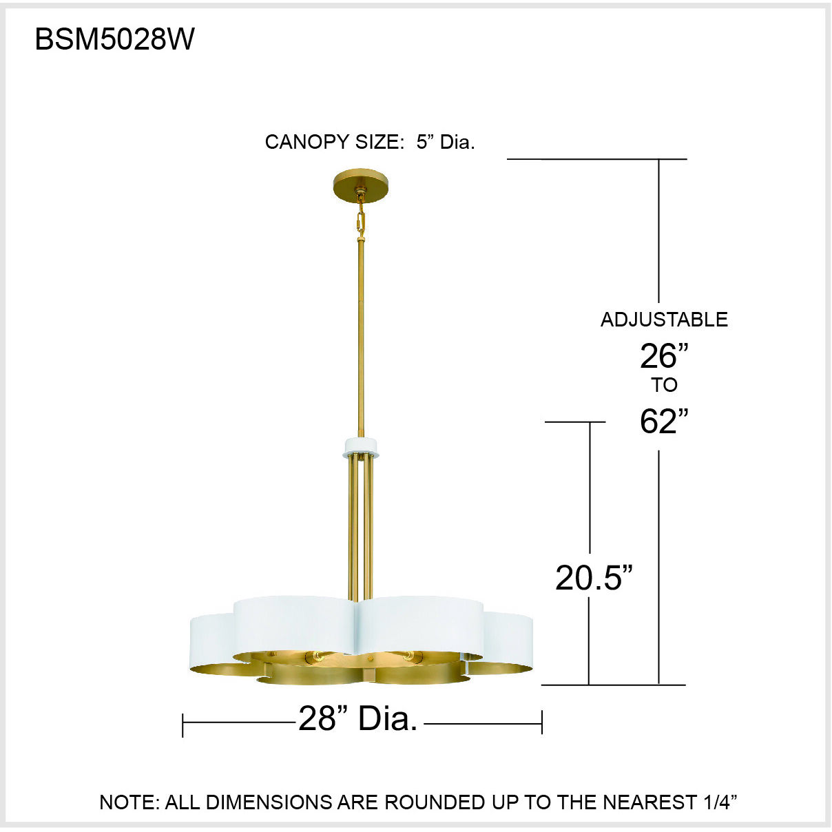 Balsam 6 Light 28 inch White Lustre Chandelier Ceiling Light