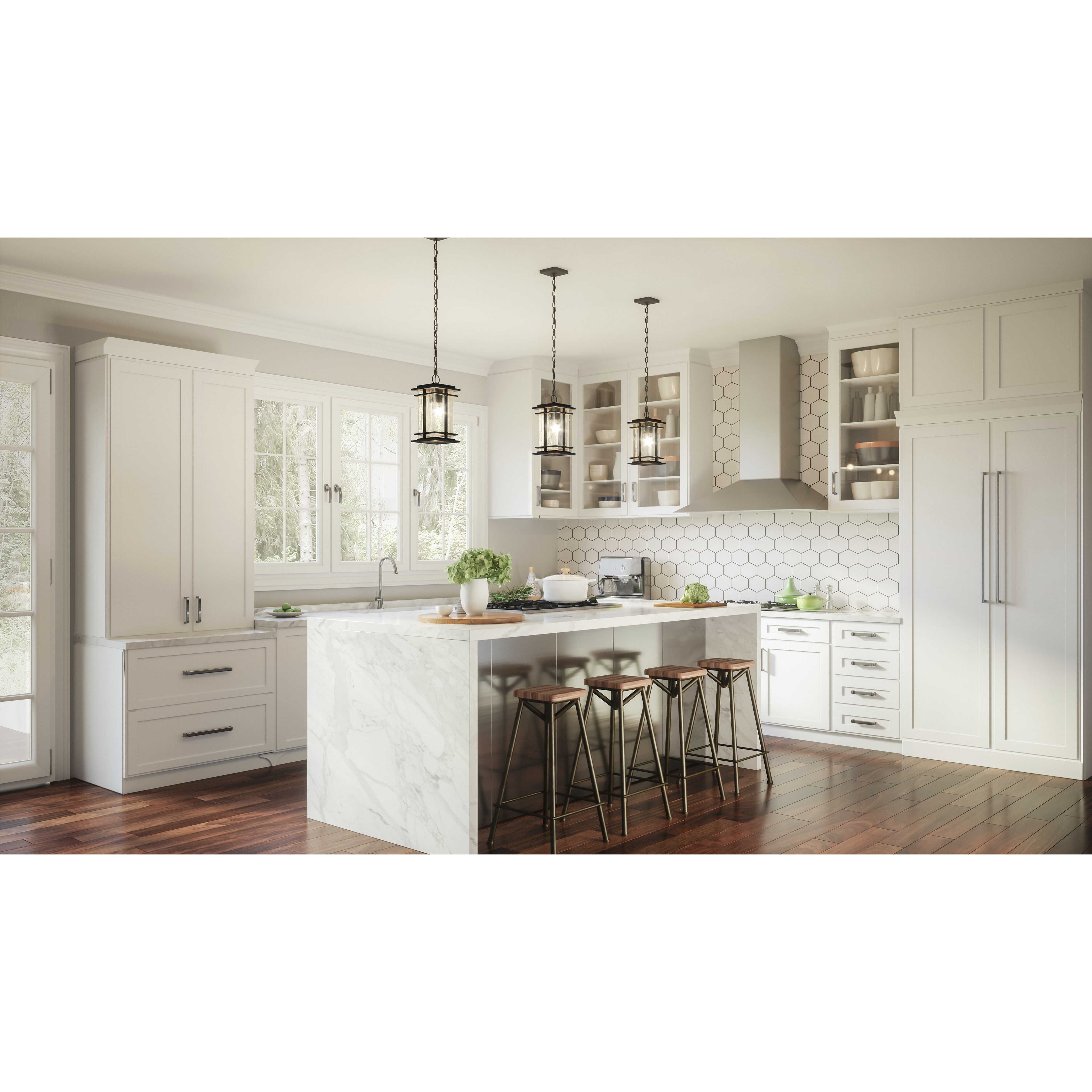 McAlister 1 Light 16 inch Earth Black Outdoor Wall Lantern