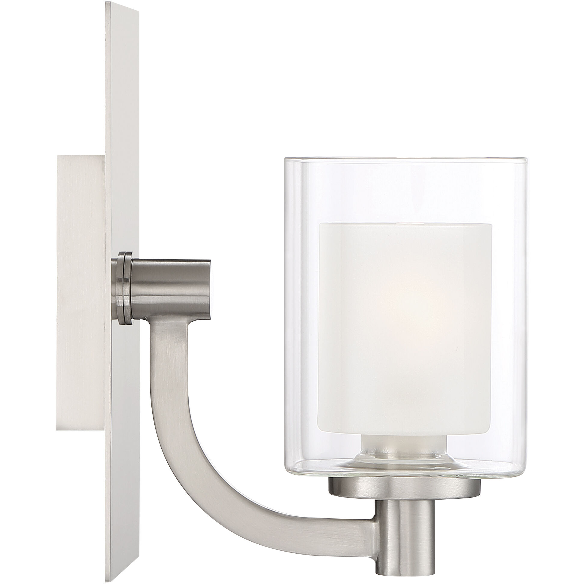 Kolt LED 8 inch Brushed Nickel Bath Light Wall Light