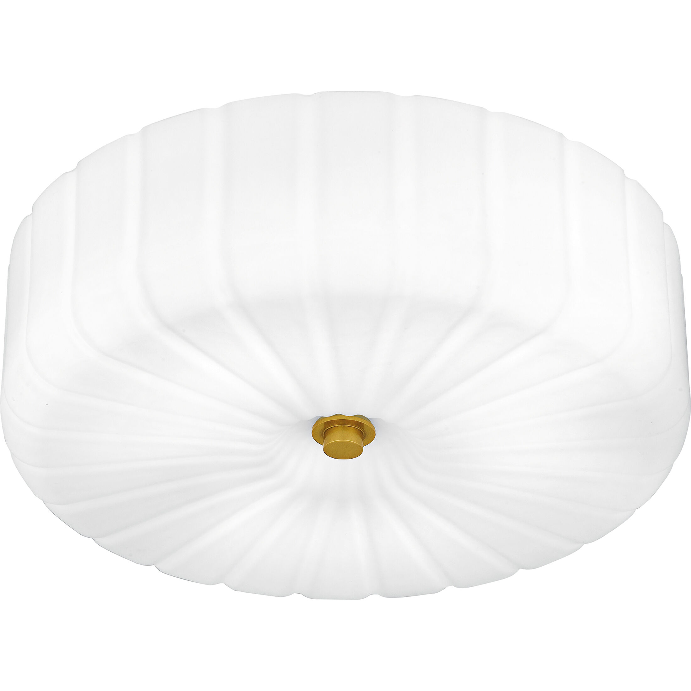 Oberman LED 15 inch Matte Black Flush Mount Ceiling Light, Medium