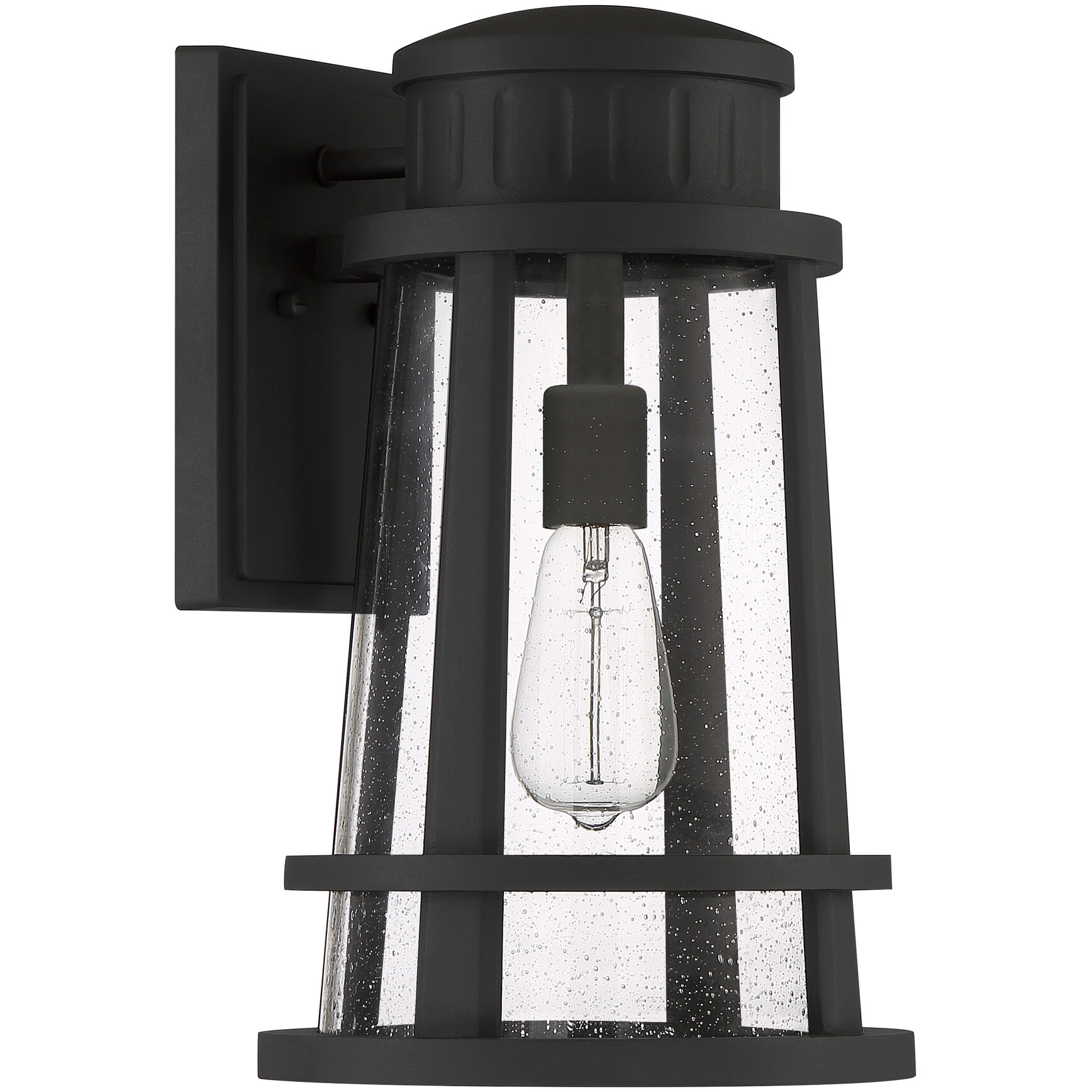Dunham 1 Light 16 inch Earth Black Outdoor Wall Lantern