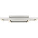 Lawless LED 36 inch Painted Brushed Nickel Semi-Flush Mount Ceiling Light, Extra Large