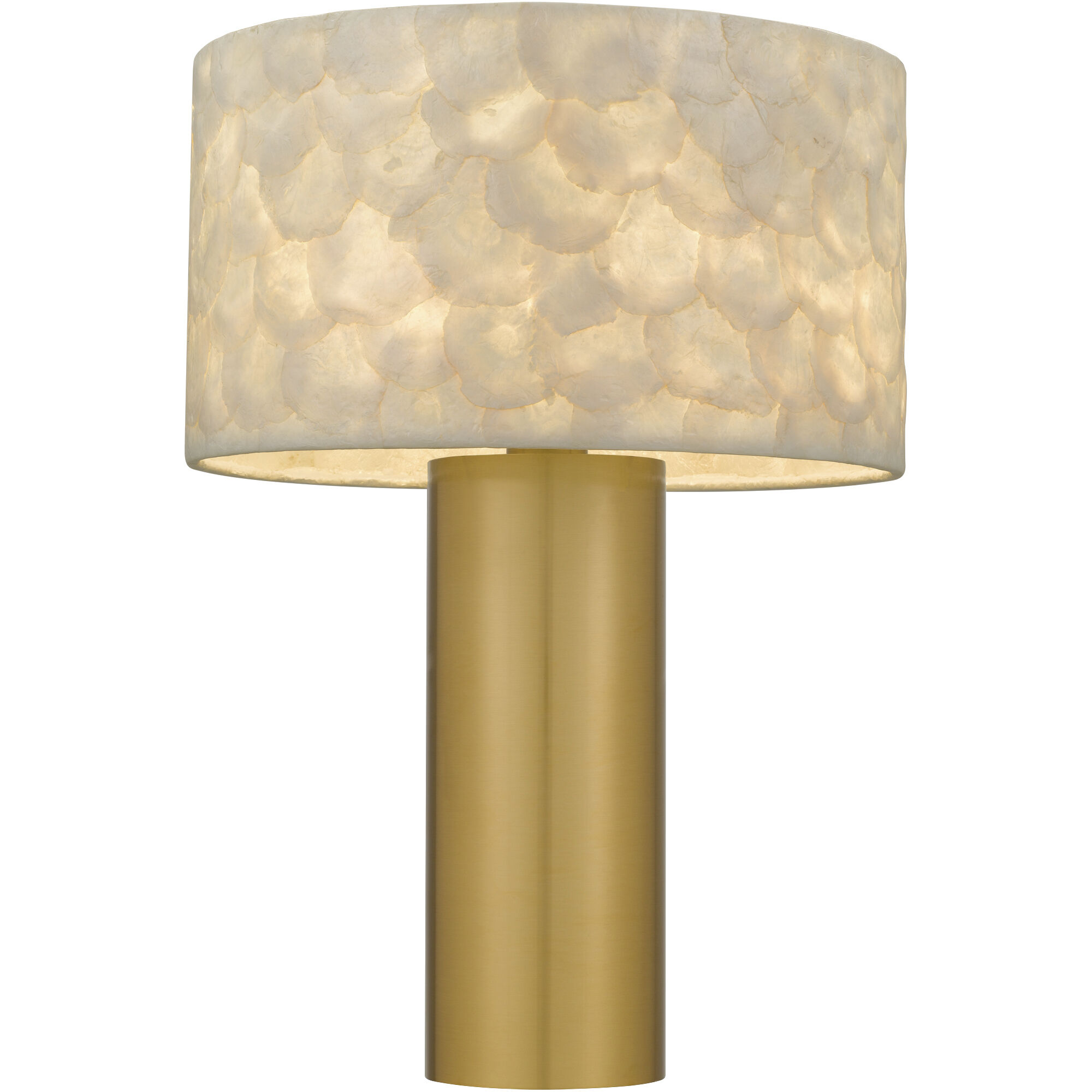Leland 20 inch 100 watt Brushed Gold Table Lamp Portable Light