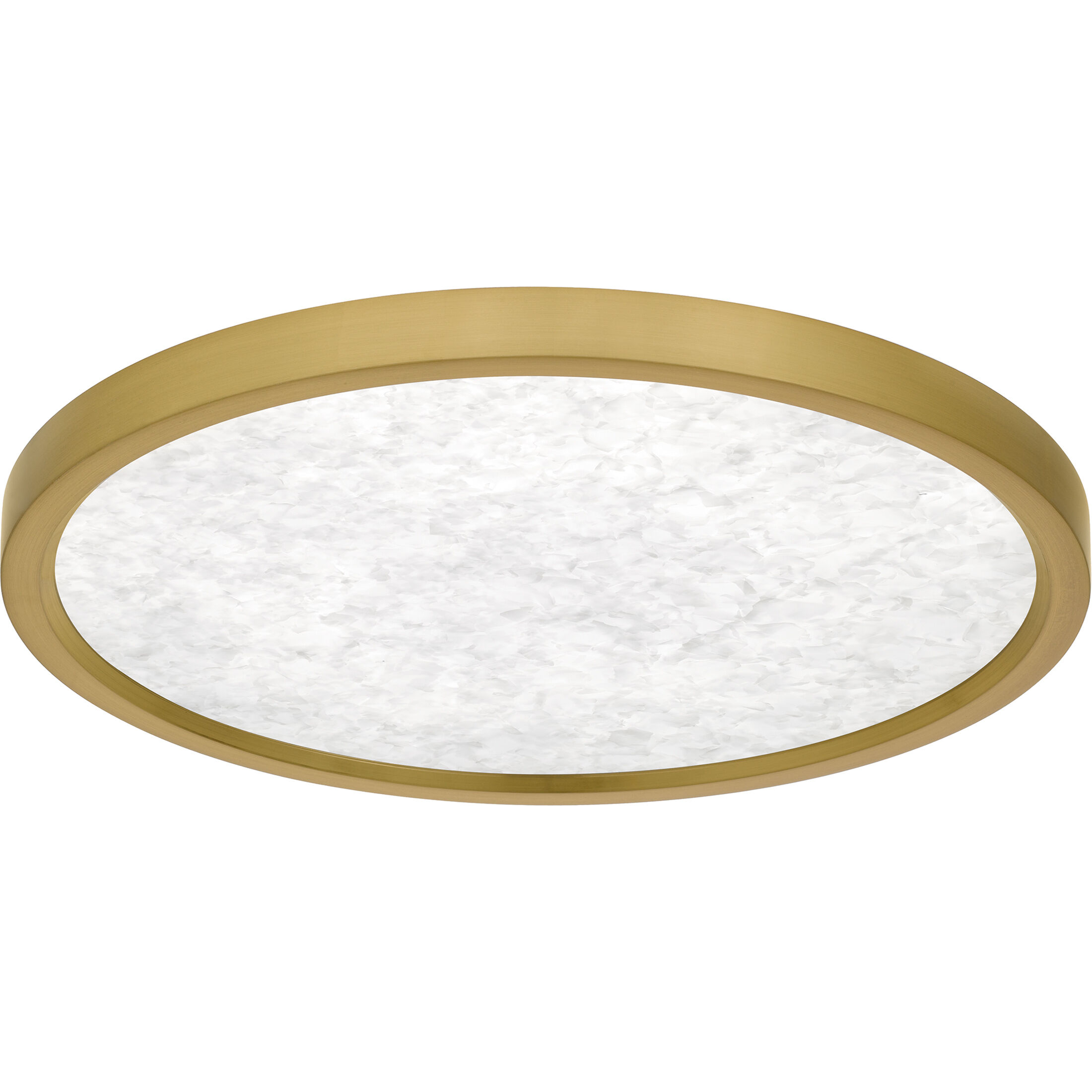 Outskirts LED 15 inch Brushed Gold Flush Mount Ceiling Light, Medium