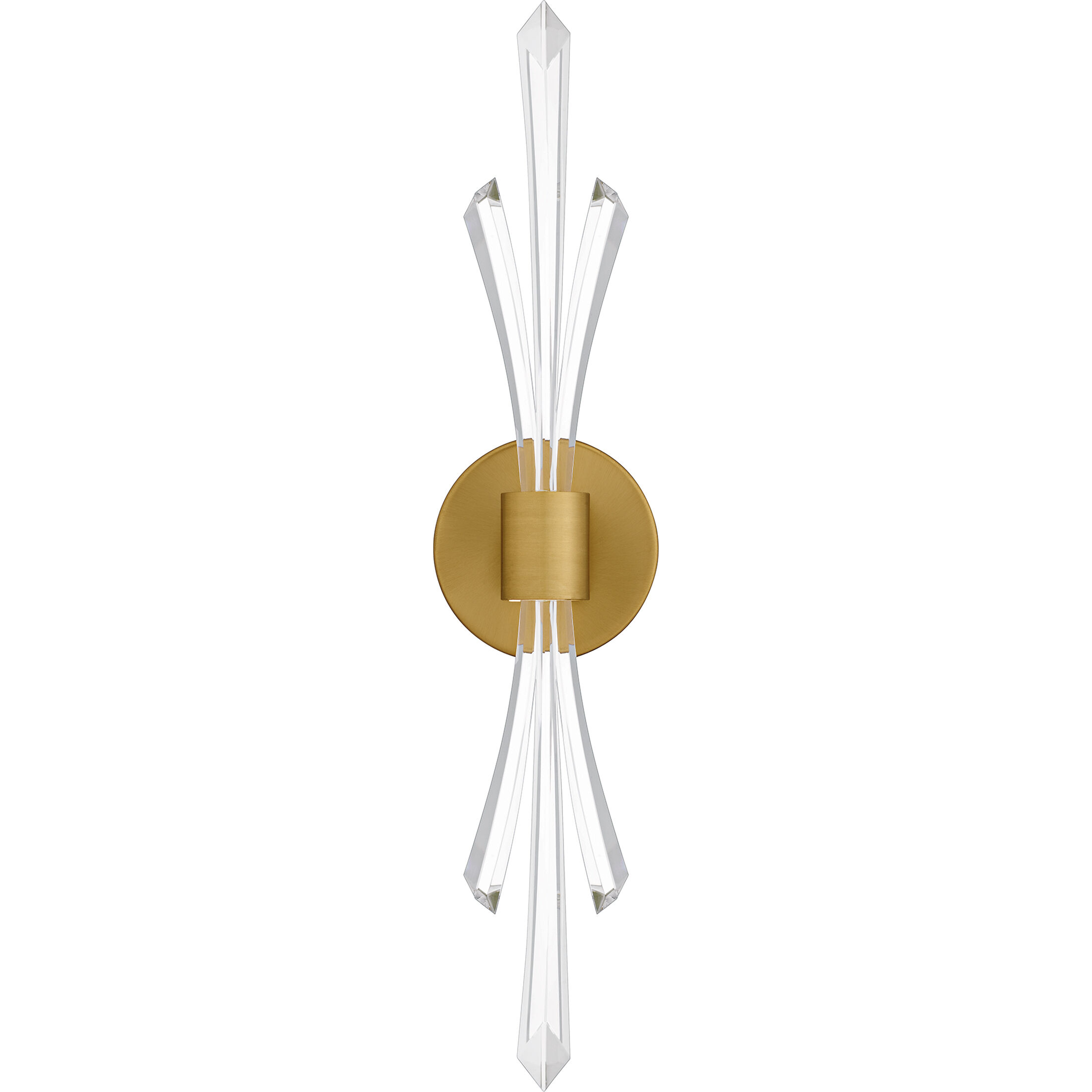 Cecily Wall Sconce Wall Light in Brushed Gold, Small