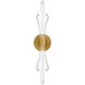 Cecily Wall Sconce Wall Light in Brushed Gold, Small