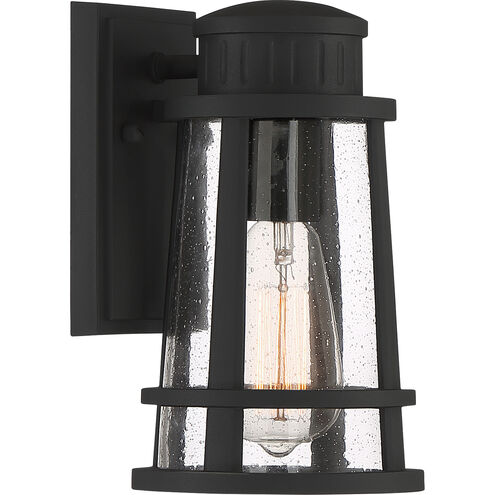 Quoizel Dunham 1 Light 10 inch Earth Black Outdoor Wall Lantern DNM8406EK - Open Box