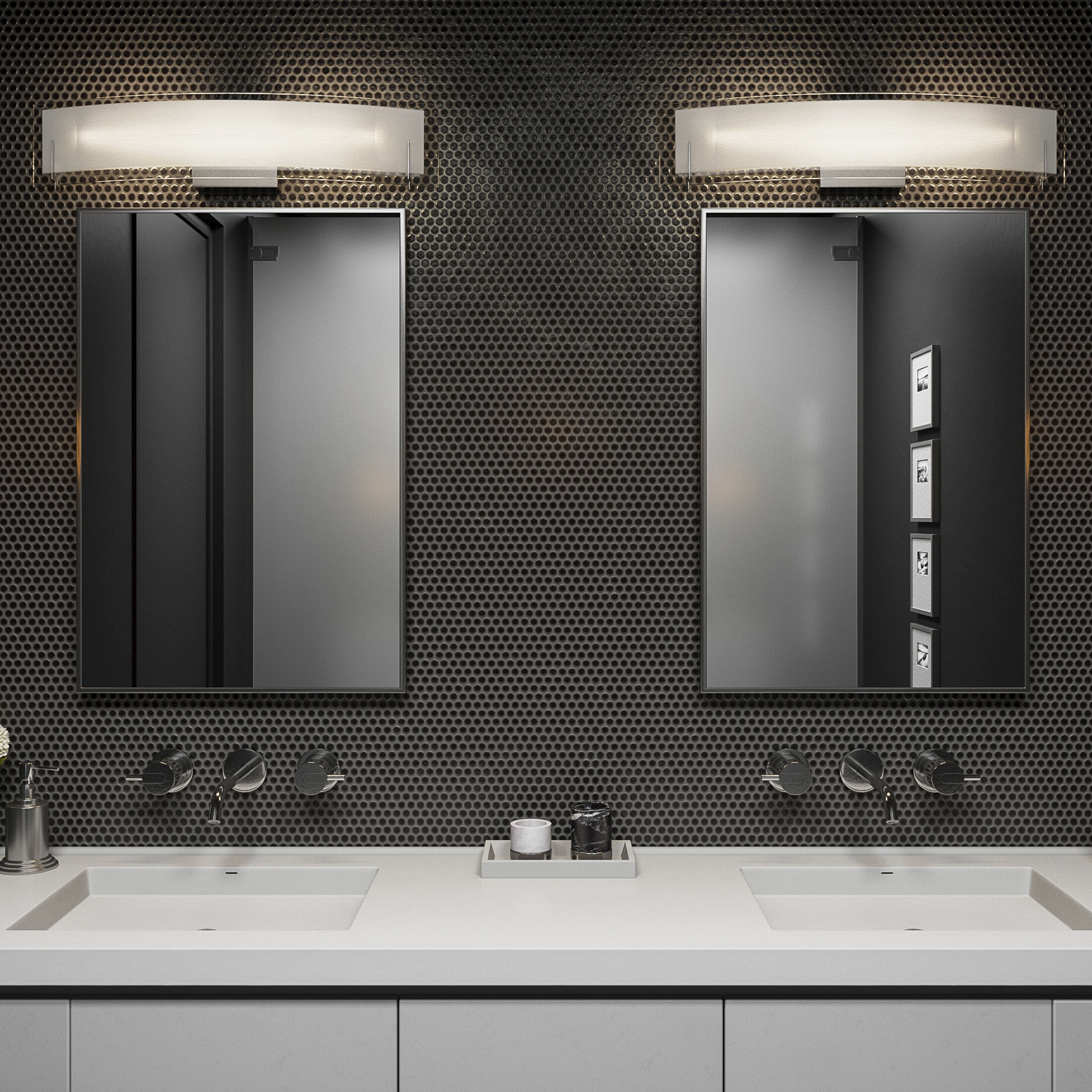 Stream LED 24 inch Polished Chrome Bath Light Wall Light