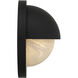 Harlowe 1 Light 8 inch Matte Black Outdoor Wall Lantern