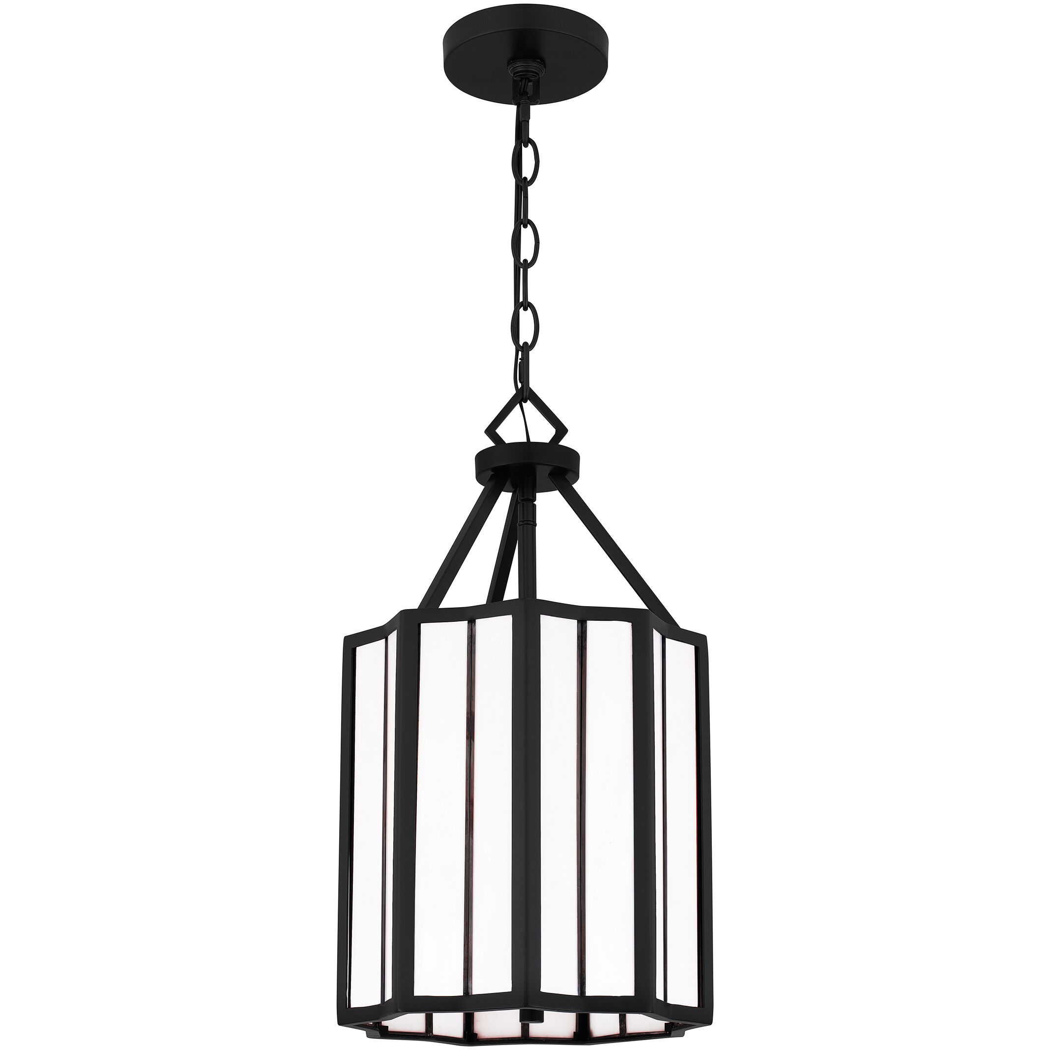 Martinique 3 Light 9.75 inch Matte Black Mini Pendant Ceiling Light, Small