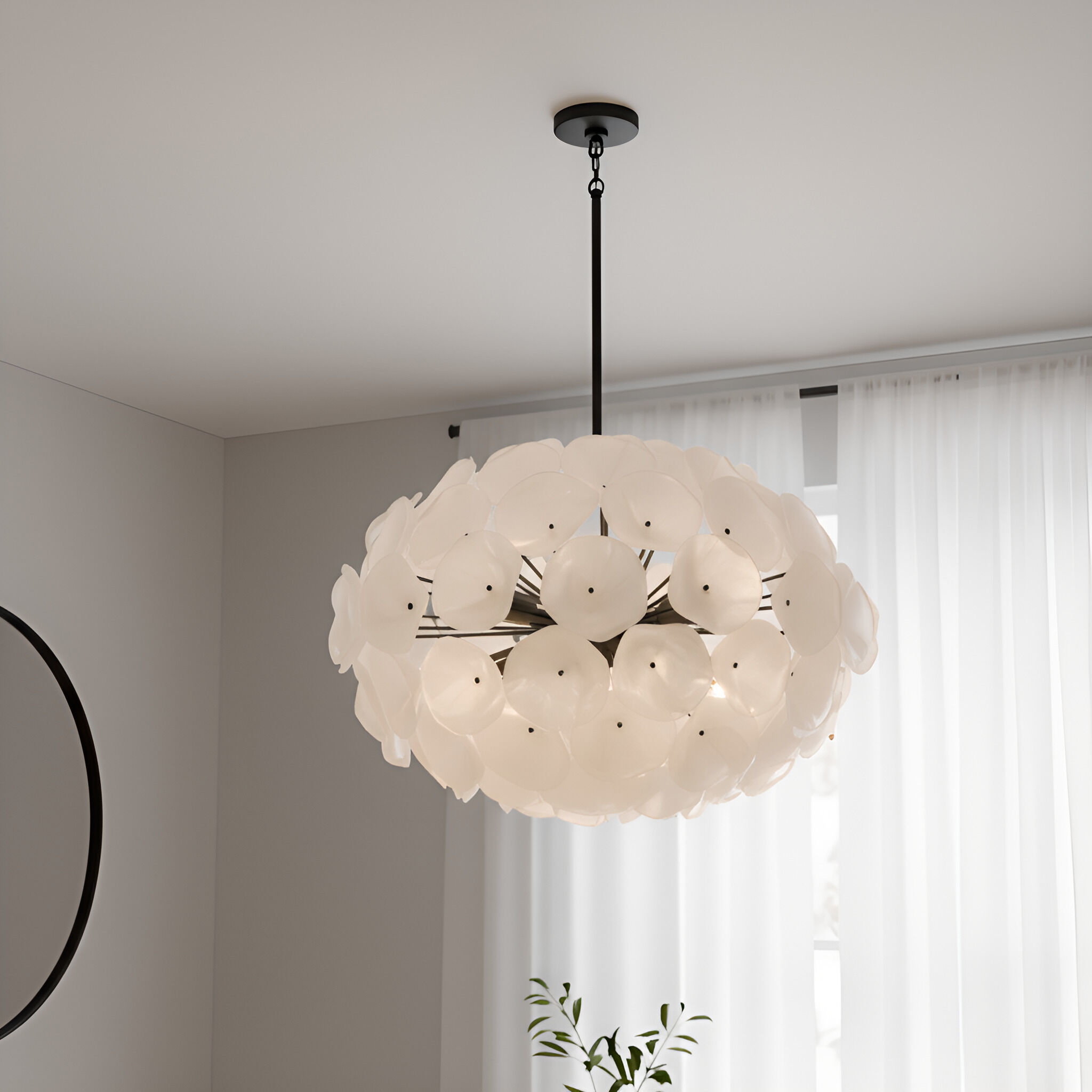 Audrey Pendant Ceiling Light in Matte Black