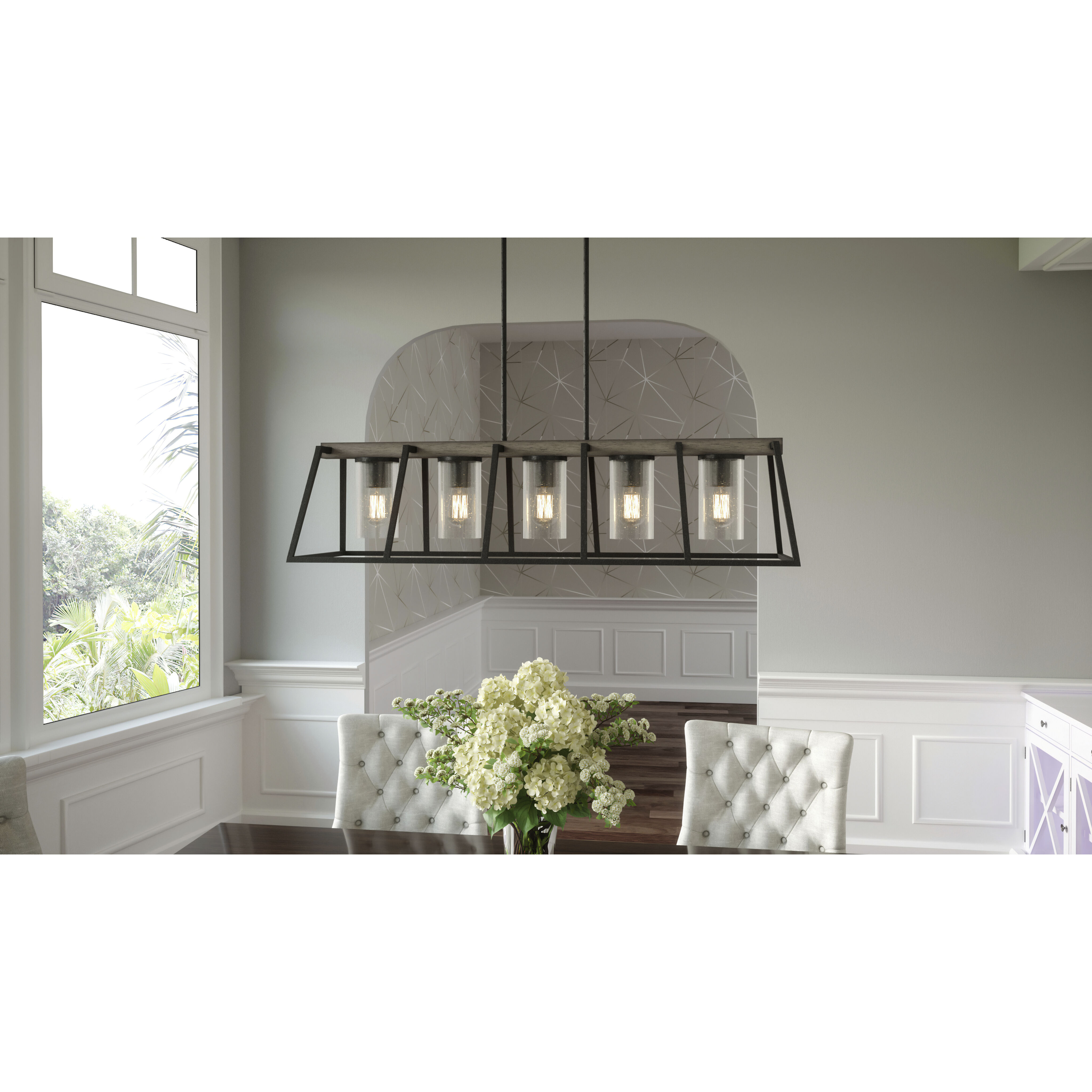 Brockton Linear Chandelier Ceiling Light