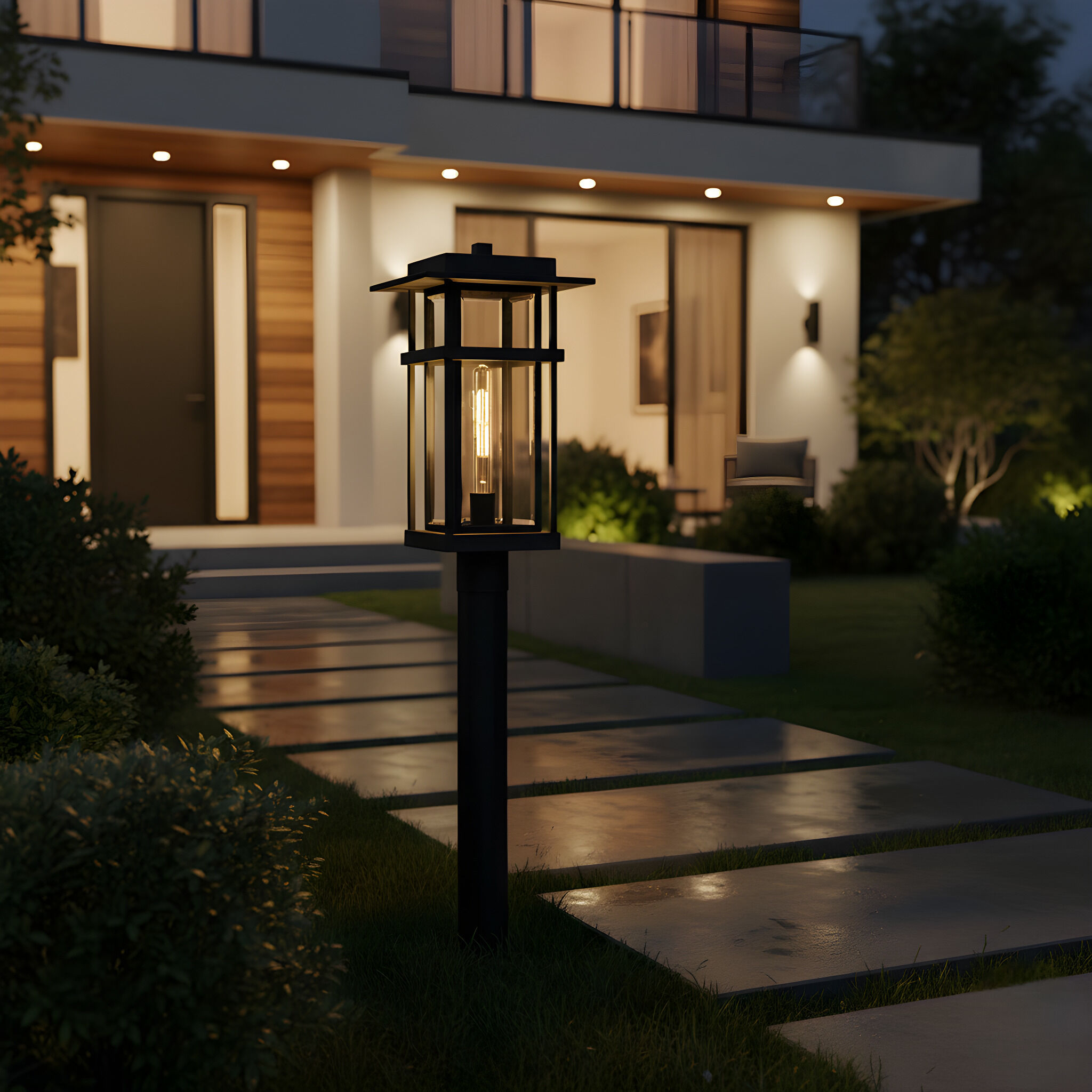 Morgan 1 Light 10 inch Earth Black Outdoor Hanging Lantern