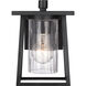 Lodge 1 Light 9 inch Mystic Black Outdoor Wall Lantern